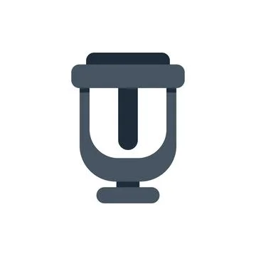 Simple icon of a fire sprinkler system spraying water Stock Illustration
