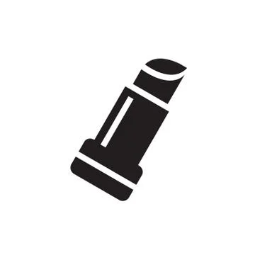 Simple icon lipstick. Stock Illustration