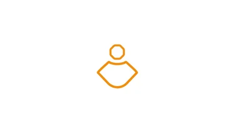 Simple Icon Of Person In Minimalist Design Style Stock Footage 331897933