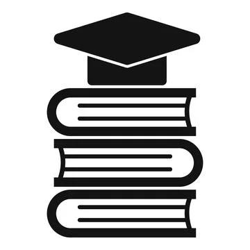 This simple icon represents the concept of education Stock Illustration