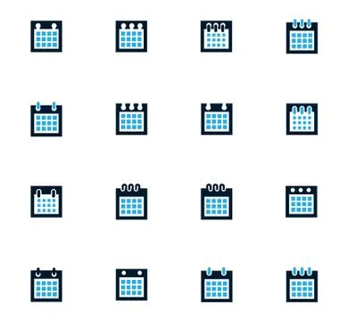 Simple icons set of box 스톡 일러스트