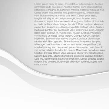 A simple illustration in the form of a banner to enter your text. Light and.. Illustrazione stock