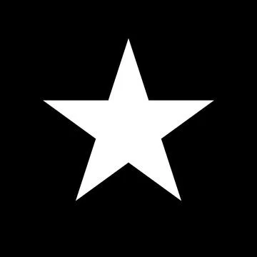 Simple image of star symbol Stock Illustration