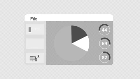 Simple infographic icon animation for elements graphic insert. Vídeo Stock 231455218
