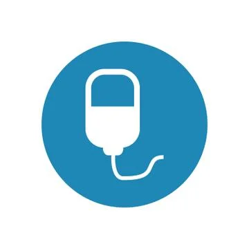 Simple Infusion Circular Icon Illustrazione stock