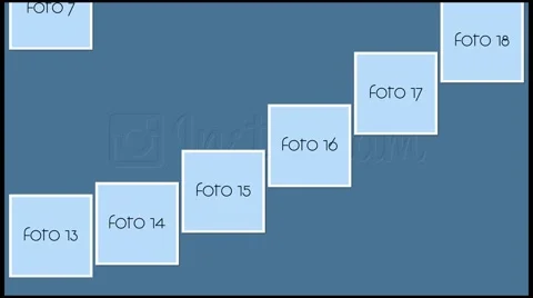 Simple Instagram slideshow for your photos - 4k After Effects stock