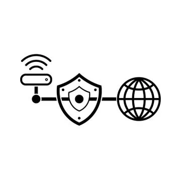 Simple internet icon 스톡 일러스트