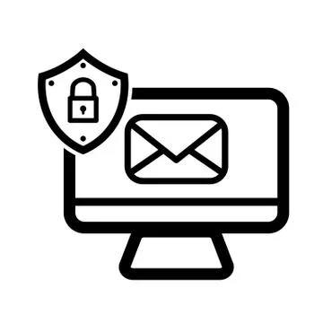 Simple internet icon Illustrazione stock