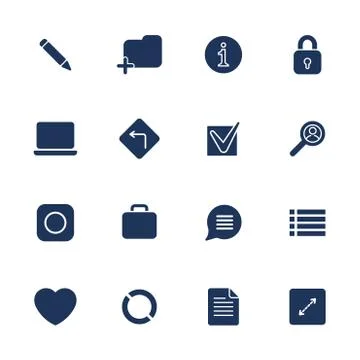 Simple internet icons set. Universal internet icons. EPS 10 イラスト素材