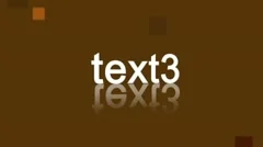 Simple Intro 4 3dtext Stock After Effects
