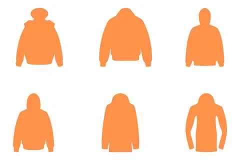 Simple jacket illustration design set Stock Illustration