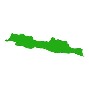 Simple Java map icon. Vector. Stock Illustration