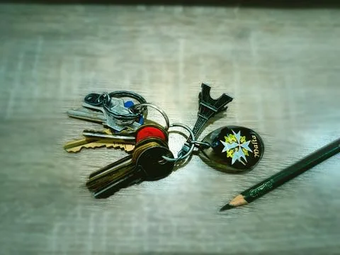 Simple keys Stock-Fotos