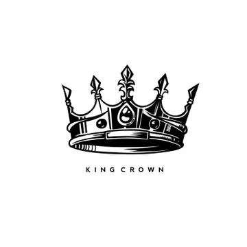 Simple kings crown vector illustration Stock Illustration