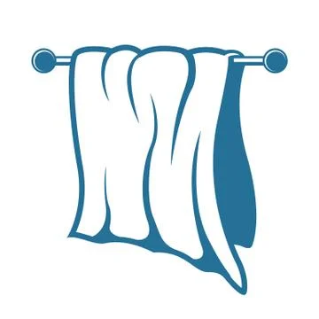 Simple Kitchen towel Stock Illustration