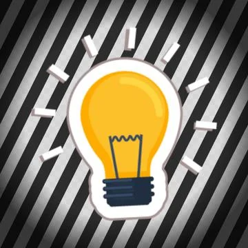 Simple lamp design Stock Illustration