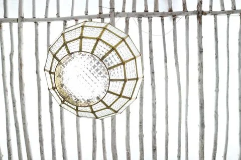 Simple lamps with Rustic concept Stock Photos