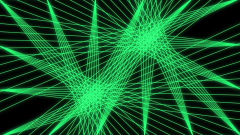 The Simple laser beams.Loop.TypeC.Green. Stock Footage 275017443