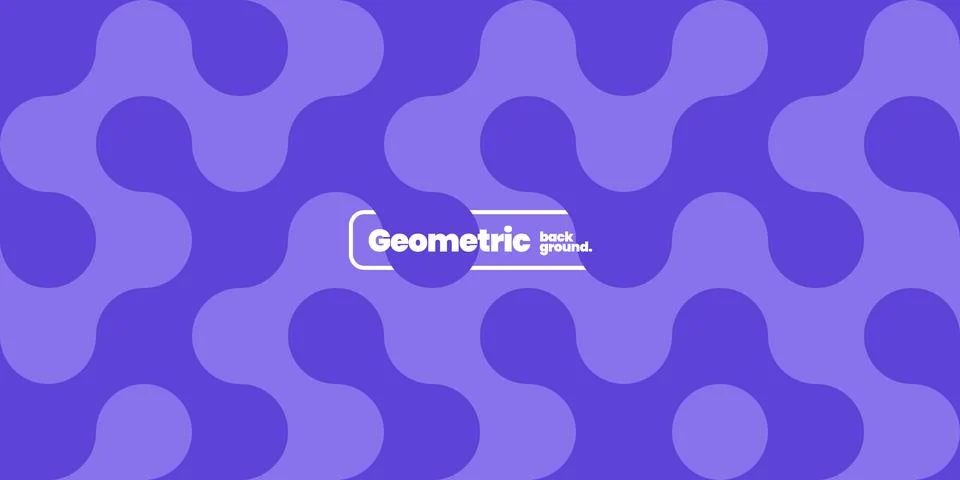 Simple layout with abstract geometric shapes. Illustrazione stock