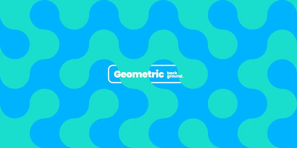 Simple layout with abstract geometric shapes. Illustrazione stock