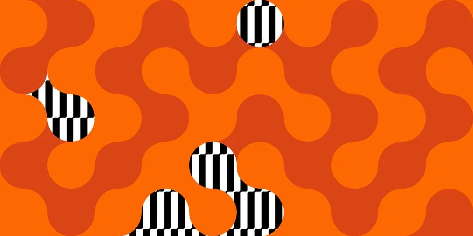 Simple layout with abstract geometric shapes. Illustrazione stock