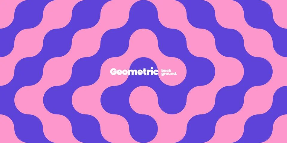 Simple layout with abstract geometric shapes. Illustrazione stock
