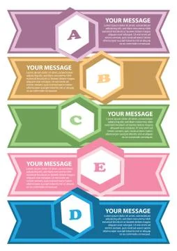 Simple layout design Stock Illustration