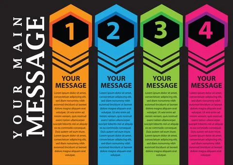 Simple layout design Stock Illustration