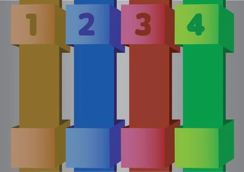 Simple Layout design Stock Illustration