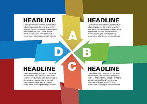 Simple Layout design Stock Illustration