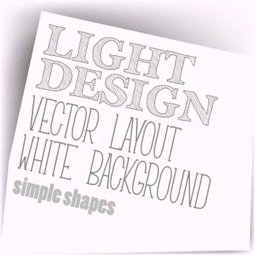 Simple layout Stock Illustration