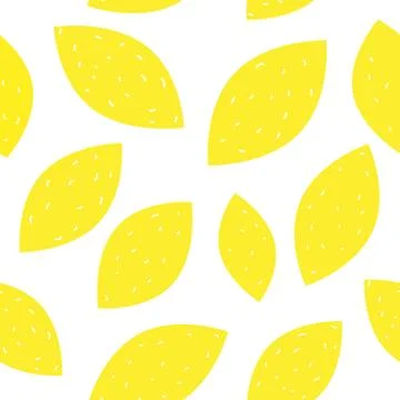 Simple lemon seamless pattern vector illustration Stock-Illustration