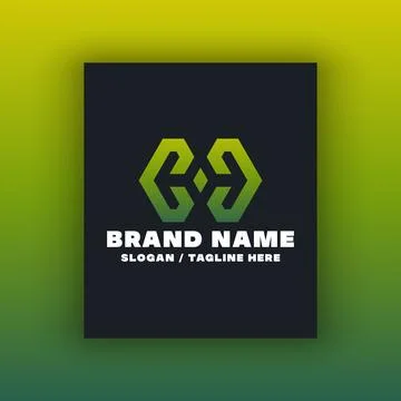 Simple letter CC logo design template Stock Illustration
