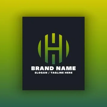 Simple letter H logo design template イラスト素材