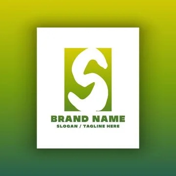 Simple letter S logo design template Illustrazione stock