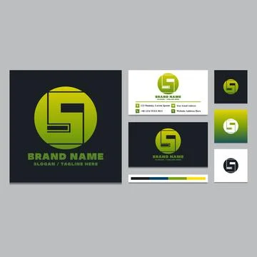 Simple letter S logo design template. Stock Illustration