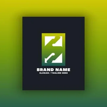 Simple letter S logo design template Stock Illustration