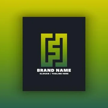 Simple letter S logo design template Illustrazione stock