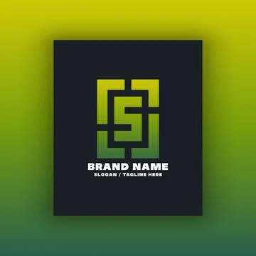 Simple letter S logo design template Stock Illustration