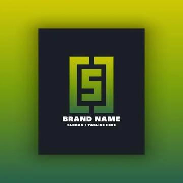 Simple letter S logo design template Stock Illustration