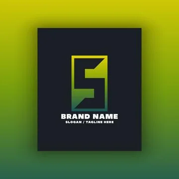 Simple letter S logo design template Stock Illustration