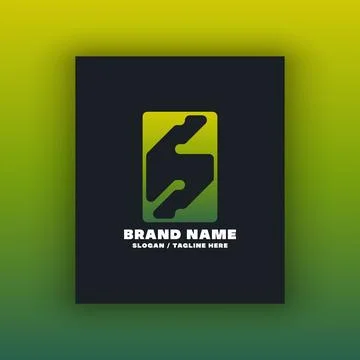 Simple letter S logo design template Ilustração Stock