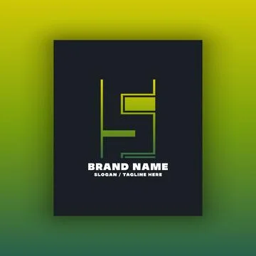 Simple letter S logo design template Illustrazione stock