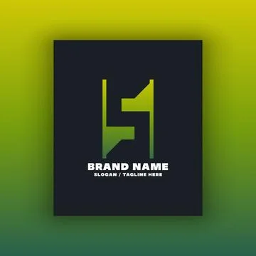 Simple letter S logo design template Illustrazione stock