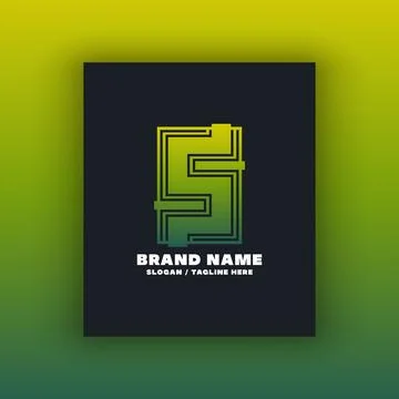 Simple letter S logo design template Stock Illustration