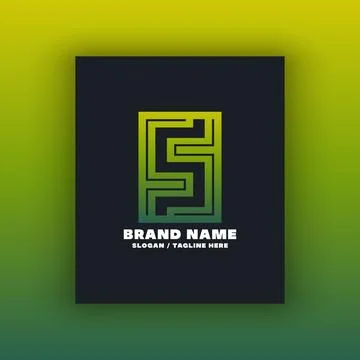 Simple letter S logo design template Stock Illustration