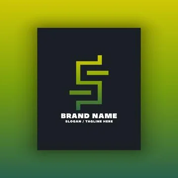 Simple letter S logo design template Stock Illustration
