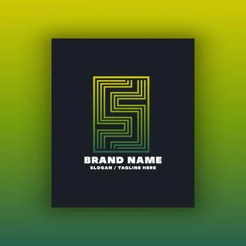 Simple letter S logo design template Stock Illustration