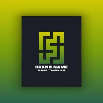 Simple letter S logo design template Stock Illustration