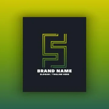 Simple letter S logo design template Stock Illustration